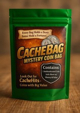CacheBag Mystery Slabbed Coin – Authenticated – Rare CacheHit Possible picture