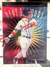 Chipper Jones 1996 Upper Deck - Beat the Odds #149 2 Card Min See Desc picture