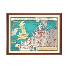 Old Map of Shanghai, Nanjing & Hangzhou 1662 circa - Vintage picture