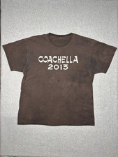 2013 Brown Coachella Festival T-Shirt. Size XL picture