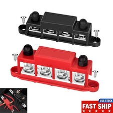 250A 12V Marine Bus Bar 4 x 3/8