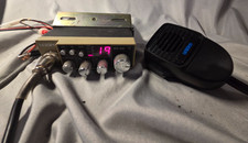 Vintage Uniden PC 55-40 Channel CB Radio w/ Mic and Mounting Bracket *TESTED* picture