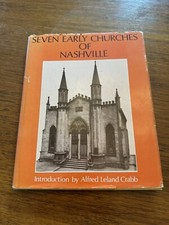 Seven Early Churches Of Nashvile Vintage Book 1972 Print Antique Book Rare picture