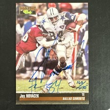 1995 Classic Pro Line Autographs #244 Jay Novacek Dallas Cowboys Auto /1195 picture