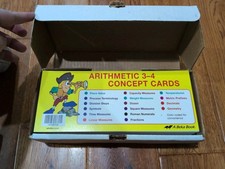 ABeka ARITHMETIC 3-4 Grade CONCEPT CARDS Math Flashcards COMPLETE SET picture