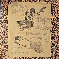 Verbal Abuse Tales of Terror Concert Flyer Ruthies Inn San Pablo Feb 16 picture