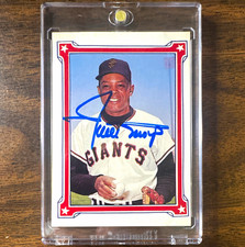 R.G.I. 1984 Willie Mays San Francisco Giants The Willie Mays Story #1 Auto picture