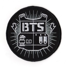 BTS Patch Bangtan Boys Army Vest Embroidered Sew On Band Logo K Pop Hip Hop EDM picture