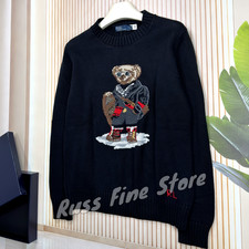 POLO RALPH LAUREN Polo Bear Blend Knit Sweater Men Size - XL picture