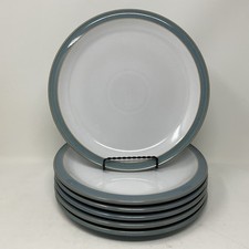 Set Of 6- Azure By Denby - Langley 10 1/2” Dinner Plates picture