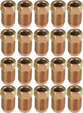 X AUTOHAUX 20pcs M10x1.0 Threads Brake Line Nut Fittings for 3/16
