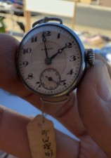 Vintage Seiko Seikosha 1930s Steal Case 25mm Manual Winding Mens WristWatch picture