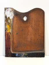 Vintage Large Wood Painters Pallet picture