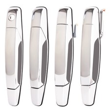 4Pcs Exterior Door Handle Chrome For 2007-2014 Chevrolet GMC Cadillac 20828238 picture