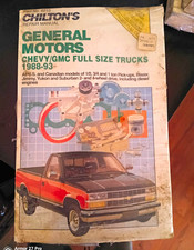 CHILTON'S General Motors Chevy/GMC 1988-1993 Full Size Trucks Part No. 8215 picture