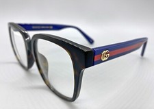 New optical Gucci GG0715A 006 women eyeglasses. Black w.Gucci pattern. 53_19-145 picture