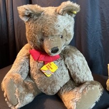 Stieff orignal Bear 19” 0202/51 beige with red bow picture