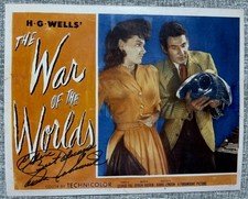 Ann Robinson Signed War of the Worlds 8x10 Fuji Photo Gene Barry 1953 picture