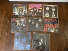 KISS Vinyl 80’s collection Lot Of 8 picture