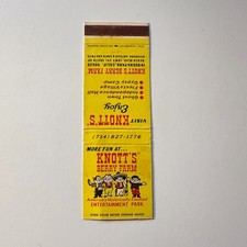 Knott's Berry Farm Entertainment Buena Park CA Vintage Matchbook Cover 5MB126-4 picture