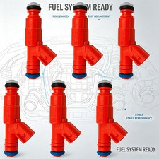 6Pcs Fuel Injectors for Jeep Cherokee 1999‑2001 Wrangler 1999‑2004 L6 812‑12128 picture