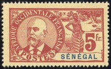 Senegal Stamps # 72 MLH VF Scott Value $75.00 picture
