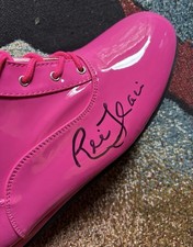 Autographed Ric Flair Wrestling Pink Boot Beckett Witnessed picture