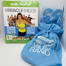 Walk at Home Leslie Sansone's Miracle Miles DVD Set + Band Included picture