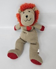 Vintage Russ Berrie Brown Lion Heart Bean Bag 9