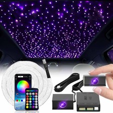 Starlight Headliner Light Kit Split 16W 600Pcs Fiber Optics Car RGB LED Lighting picture