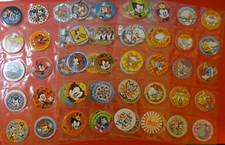 Pogs ANIMANIACS * Set 60 * 1995 Sheets included * Nice Set *Official * Silver picture
