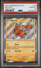 2024 Pokemon Paldean Fates Pikachu Shiny Rare PSA 10 #131 picture
