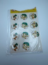 Vintage 1981 CTP Sniffys Scratch ’N Sniff Honeysuckle Stickers 11/12 Smell picture
