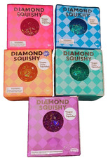 J'adore Diamond Squishy Complete Set Of 5 Green Orange Pink Purple Blue TARGET picture