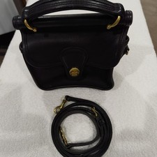 Vintage Coach bag Winnie Mini Willis Black leather 1997 Rare 9023 picture