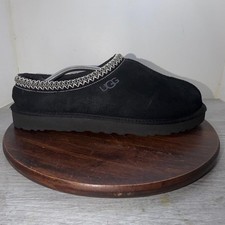 UGG Scuff Men's Black Suede Sheepskin Lined Mule Slip-On Slippers US 13 Comfort picture