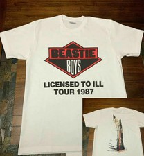 RARE VTG 1987 BEASTIE BOYS LICENSED TO ILL CONCERT T-SHIRT MEN'S SIZE S - 2XL picture