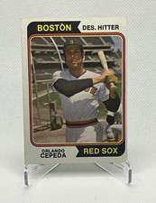 Topps 1974 Orlando Cepeda Boston Red Sox #83 Base Set Baseball Card picture