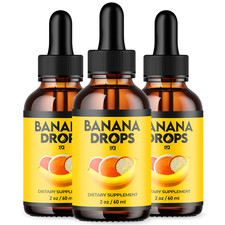 (3 Pack) Banana Drops Advanced Formula Maximum Strength Liquid Supplement picture