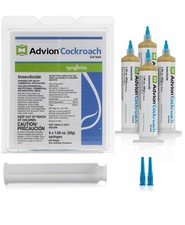 Genuine Advion Cockroach Gel Bait  4 x 30g Syringes Syngenta Tips Plunger picture