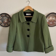 Vintage Tahari Green Cropped Jacket picture