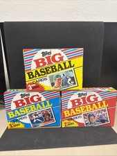 1988 Topps Big Baseball Cards 1st 2nd & 3 Series Wax Boxes ~ Beautiful Shape  picture