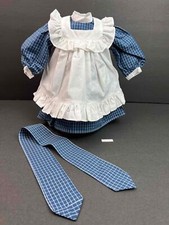 American Girl Samantha Play Dress Apron Ribbon~Outfit~Pleasant Company tag EUC picture