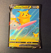 The Pokémon Company Surfing Pikachu V 008/025 Celebrations Holo Ultra Rare EN picture