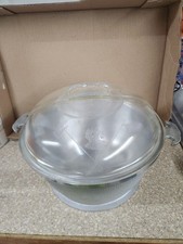 Very Nice Guardian Service Ware 10” Deep Casserole Glass Lid Vintage picture