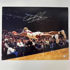Autographed/Signed Dennis Rodman Chicago Bulls 16x20 Photo BAS COA picture