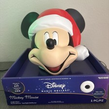 Disney Mickey Mouse Jingle Glow Christmas Spotlight Projector Holiday #8251849 picture