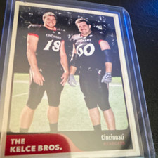 Topps Football Family Ties The Kelce Bros. Travis & Jason Kelce Bearcats TE/OL picture