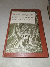 Vintage David Livingstone FOE OF DARKNESS by Jeanette Easton 1967 Library Bind picture