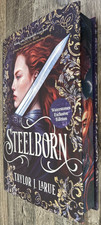 Waterstones STEELBORN Taylor J. LaRue SPRAYED EDGES UK 1st/1st picture